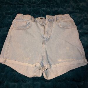 Light Wash Denim Shorts